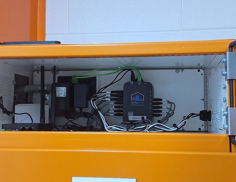 PhiSaver fitted inside the main switchboard